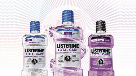 Listerine com novas intensidades